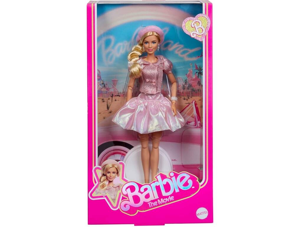 Barbie The Movie Poupée Barbie avec béret rose