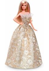 Barbie Signature Bambola Bionda Holiday Joyeux Noel 2025