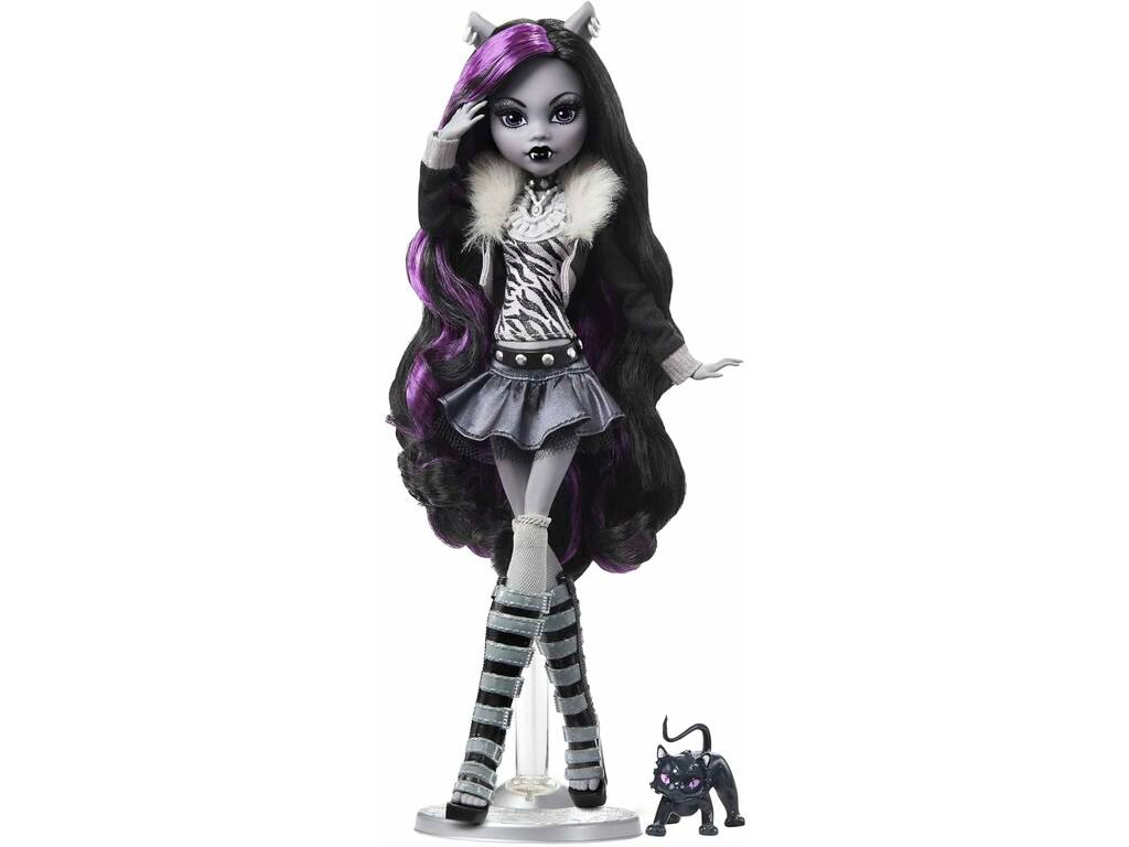 Monster High Reel Drama Bambola Clawdeen Wolf