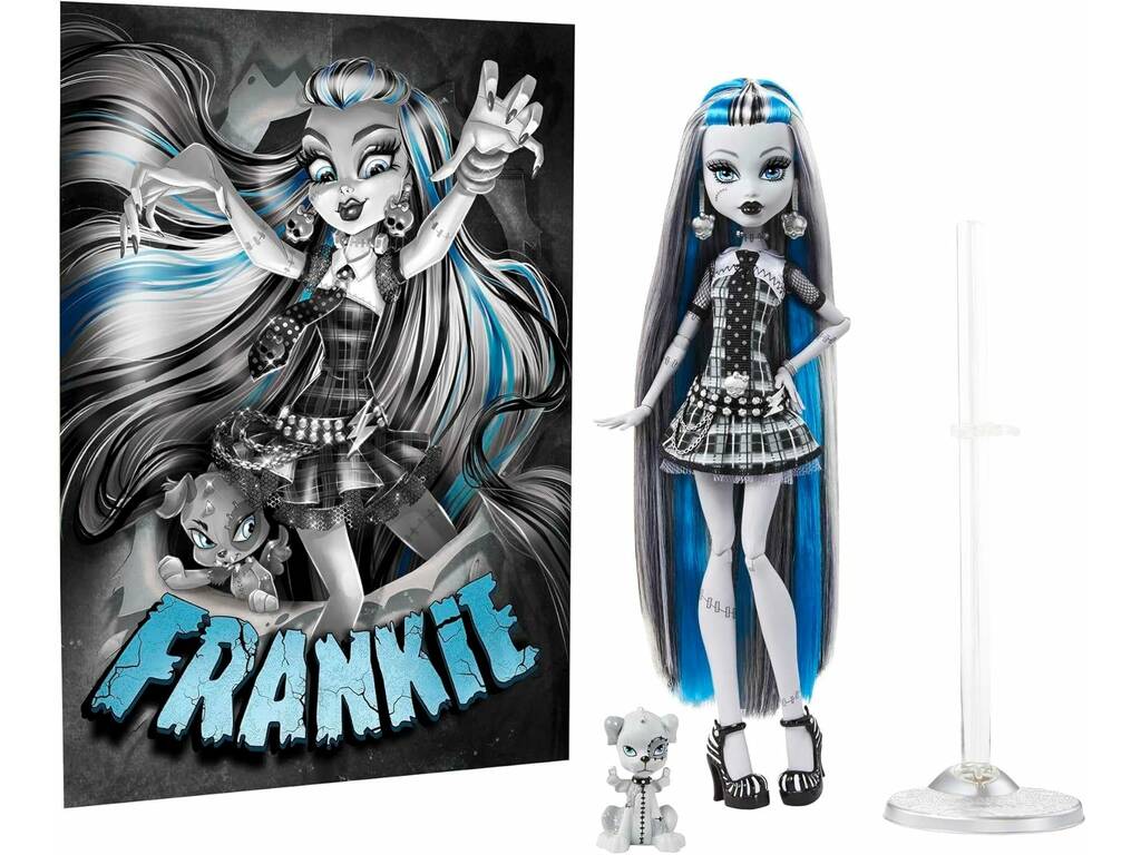 Monster High Reel Drama Bambola Frankie Stein