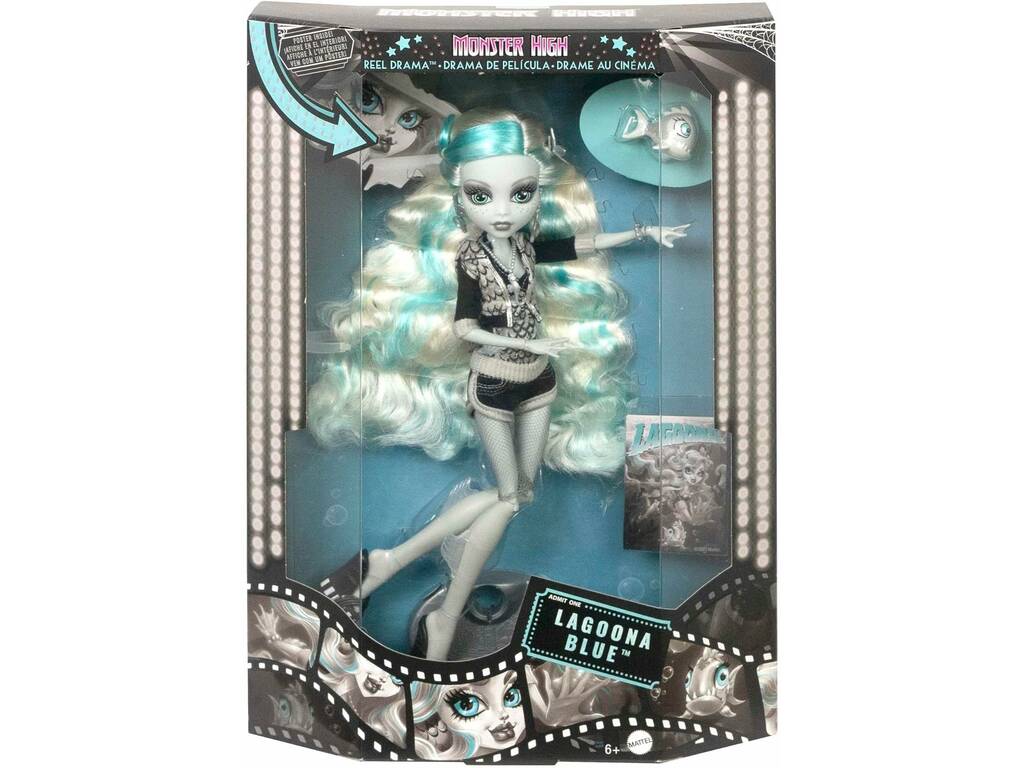 Monster High Reel Drama Bambola Lagoona