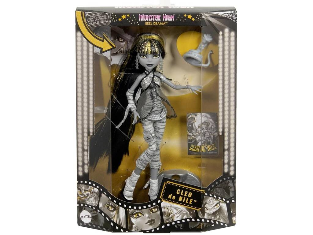 Monster High Reel Drama Bambola Cleo de Nile