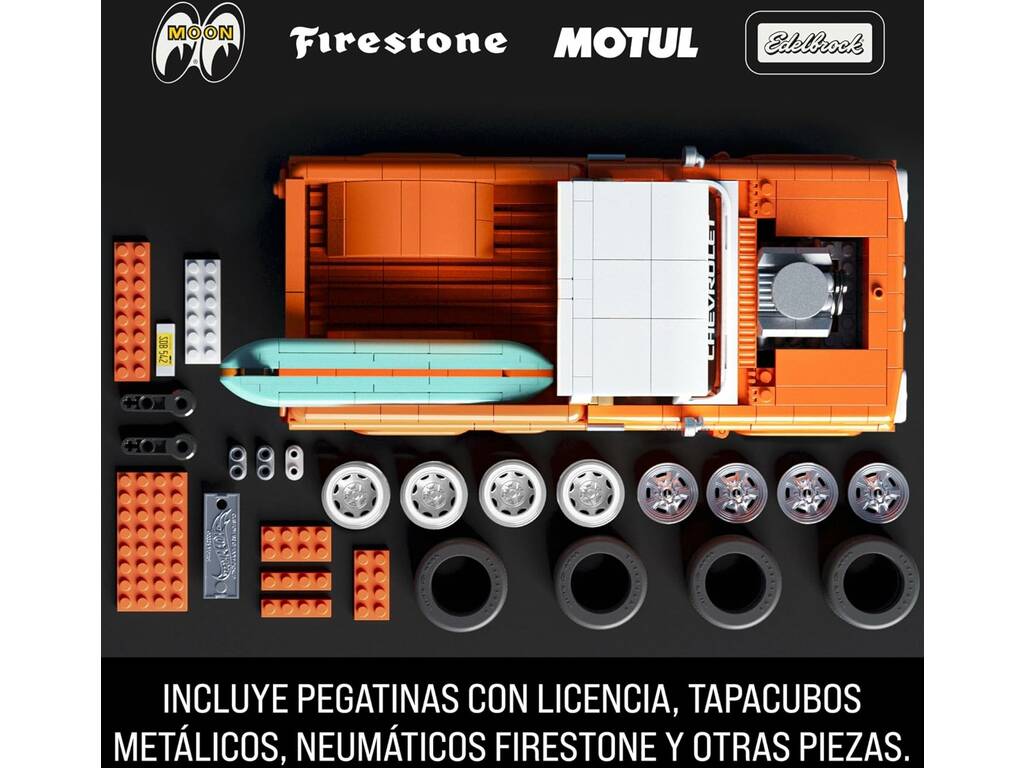 Hot Wheels Speed Series Custom 62 Chevy Pickup de 858 Peças