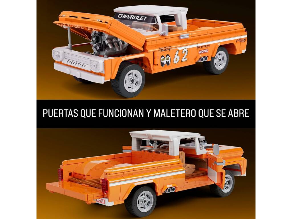 Hot Wheels Speed Series Custom 62 Chevy Pickup de 858 Peças