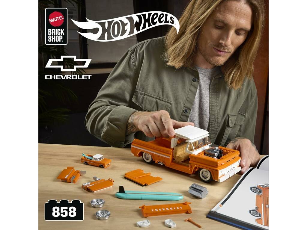Hot Wheels Speed Series Custom 62 Chevy Pickup de 858 Peças