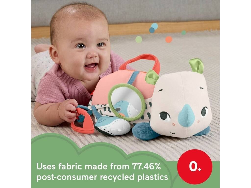Fisher Price Planet Friends Petit rhinocéros pour jouer à l'envers