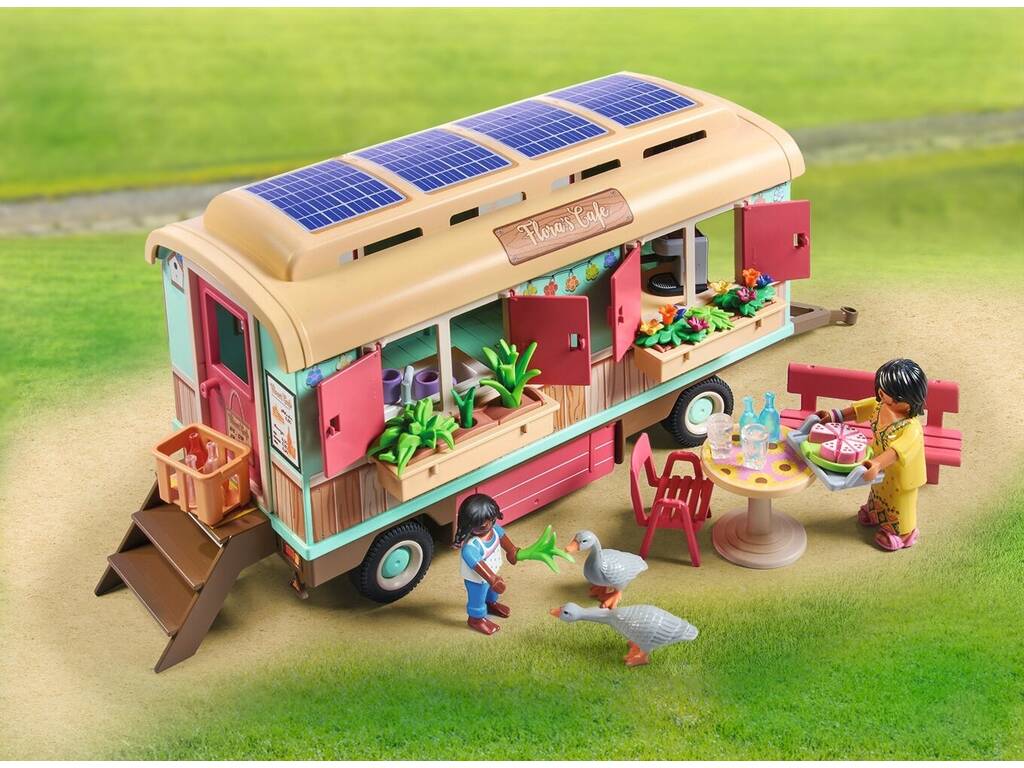 Playmobil Country Café Tren con Huerto