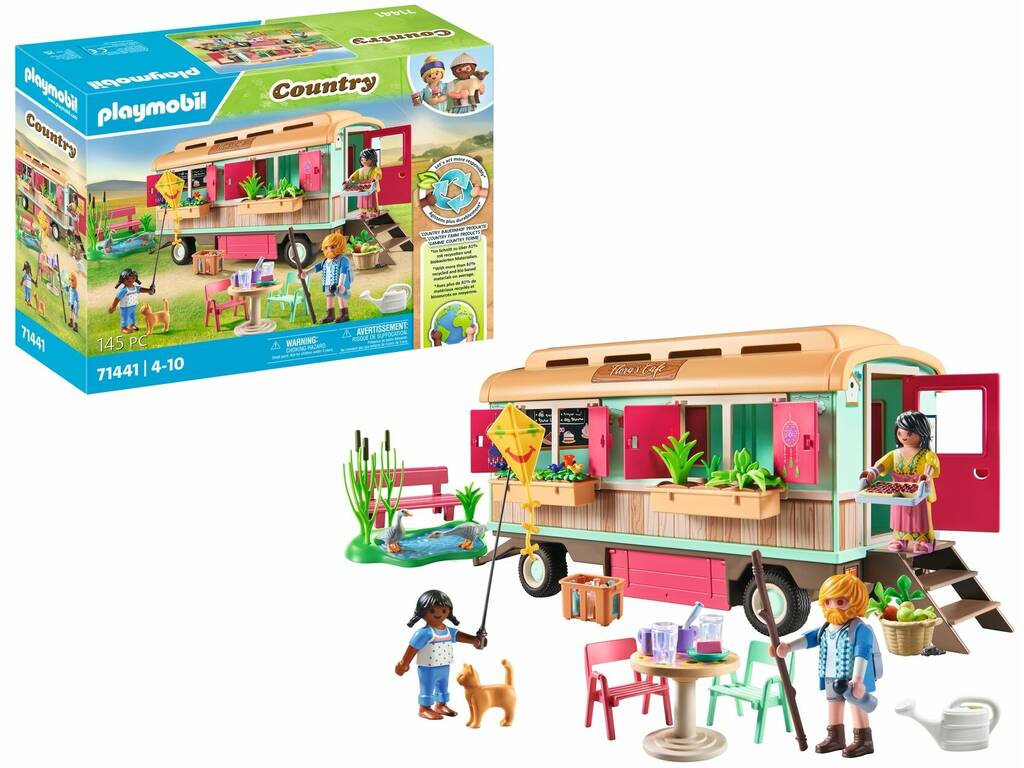 Playmobil Country Café Tren con Huerto