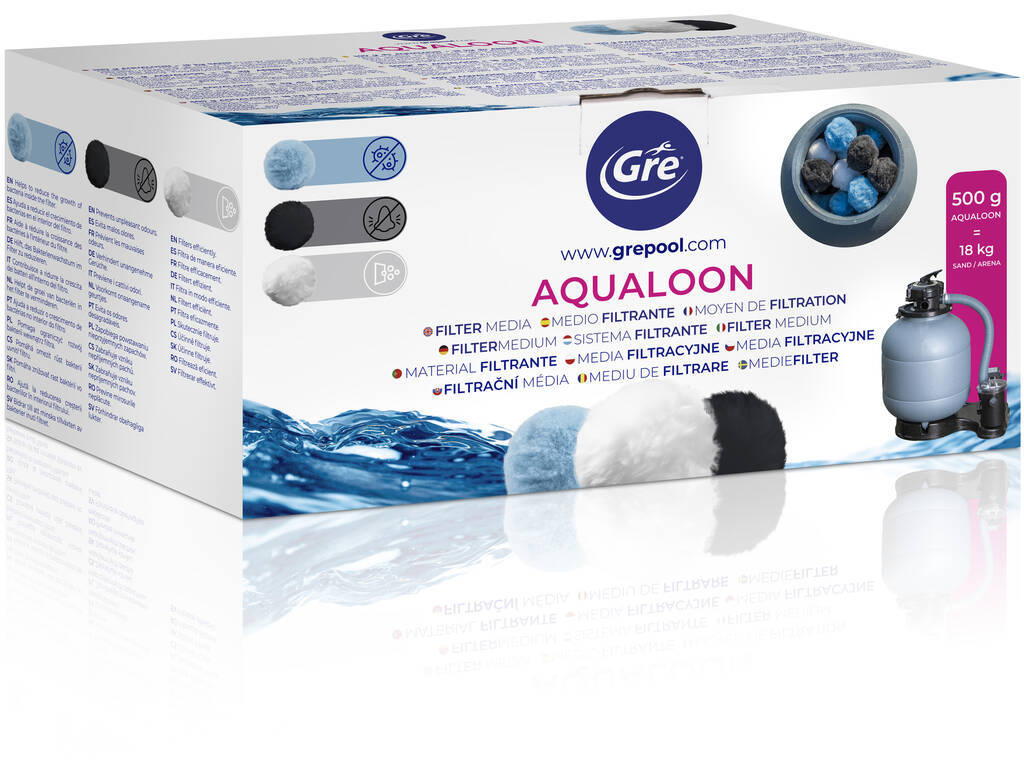 Pompa a sabbia Aqualoon 500 gr Gre AQ503