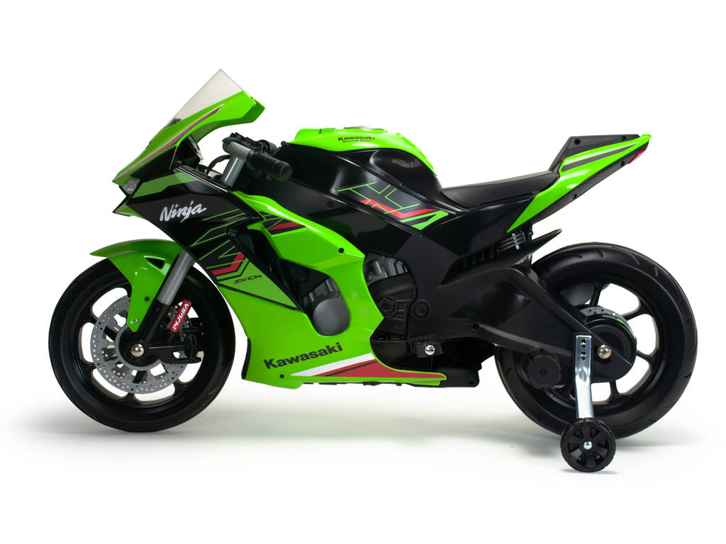 Moto a Batería Kawasaki Ninja ZX R10 Verde de 12V