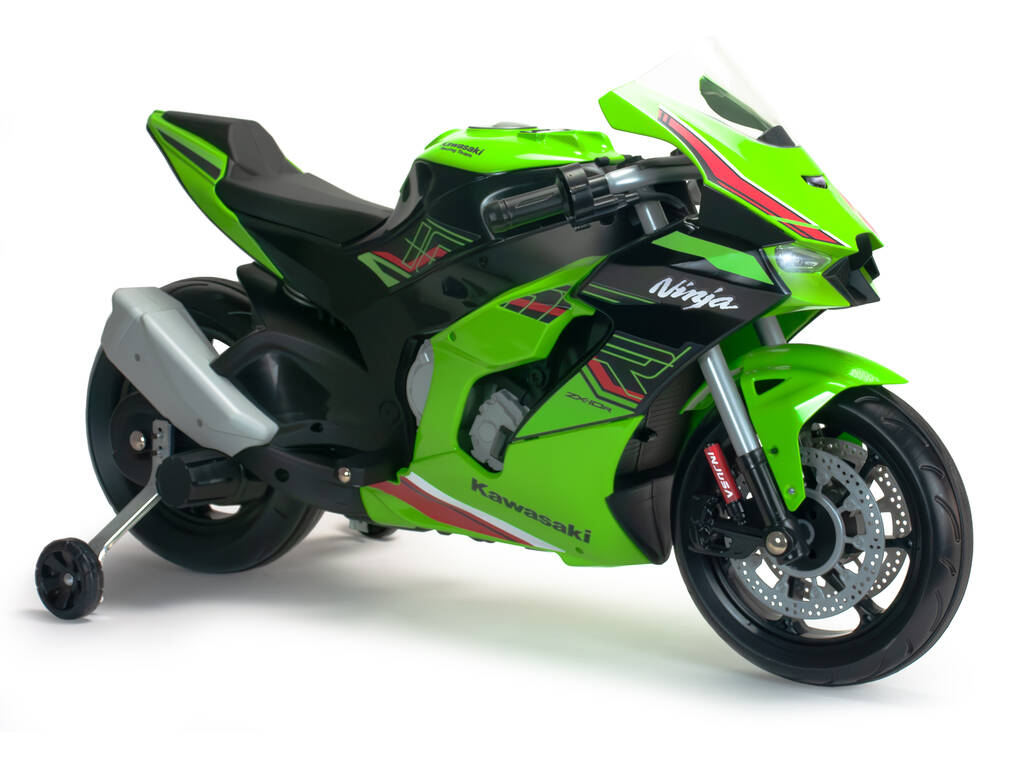Moto a Batería Kawasaki Ninja ZX R10 Verde de 12V