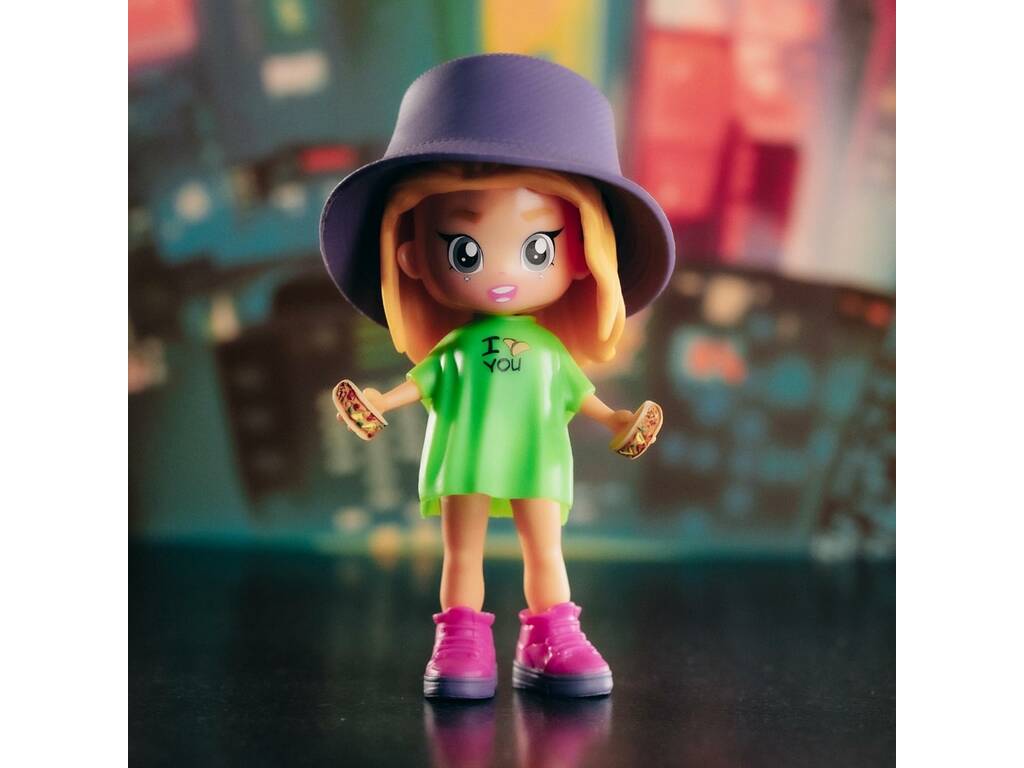Pinypon Top Mexican Foodie Girl Doll avec accessoires