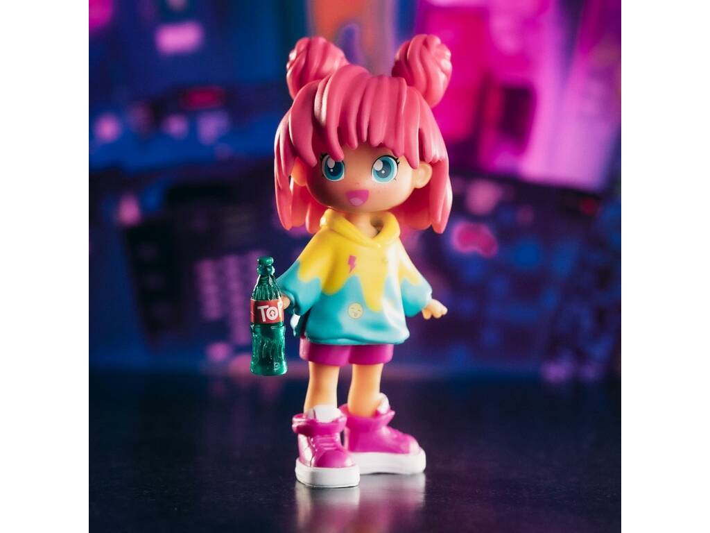 Pinypon Top Sushi Foodie Girl Doll avec accessoires