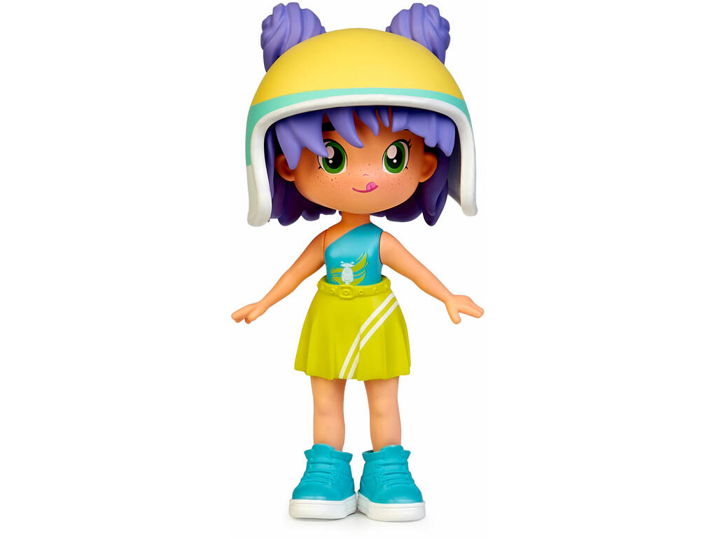 Pinypon Top Moto Girl avec poupée et moto