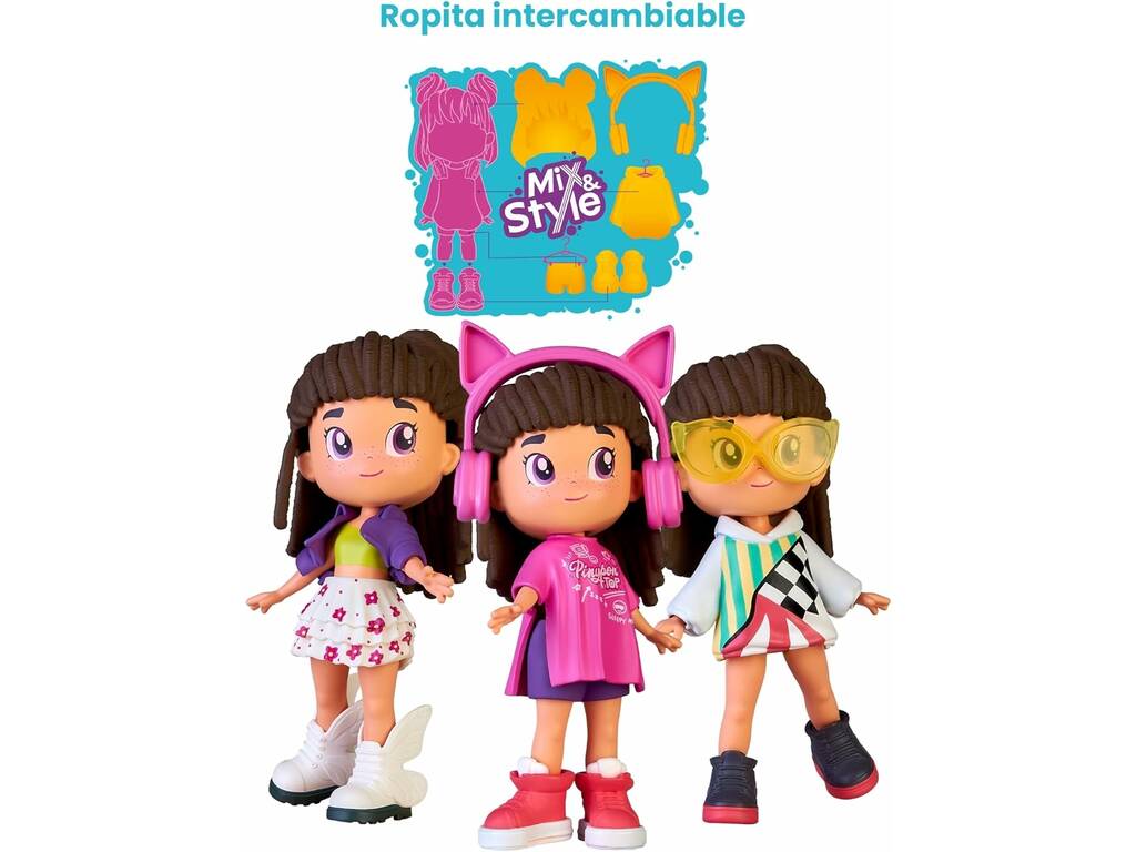 Pinypon Top Style Closet con bambola e accessori