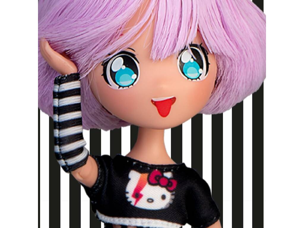 Hello Kitty Super Fans Bambola Teddy Rock da 20 cm