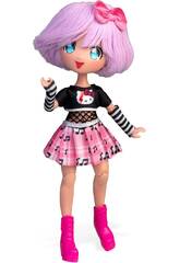imagen Hello Kitty Super Fans 20 cm Poupée Teddy Rock