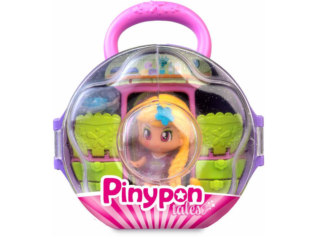Pinypon Tales Bambola Raperonzolo con guardaroba e accessori