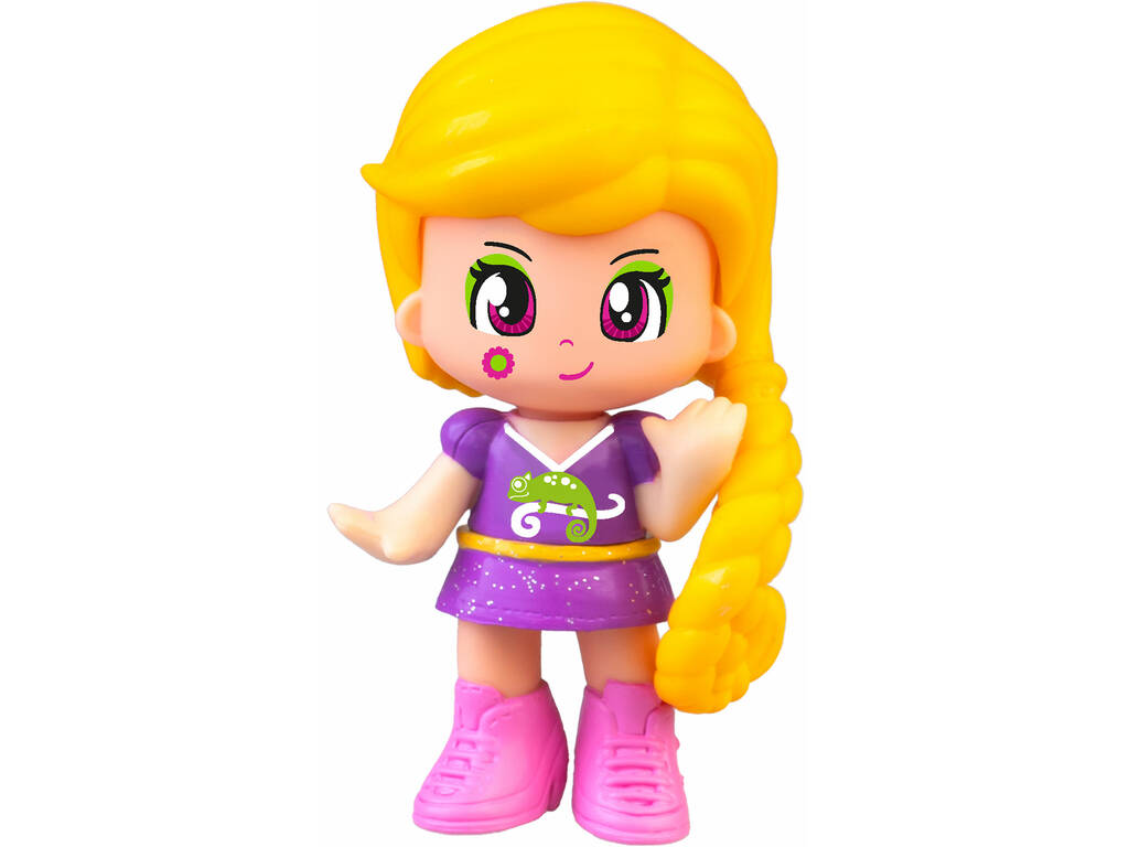 Pinypon Tales Bambola Raperonzolo con guardaroba e accessori