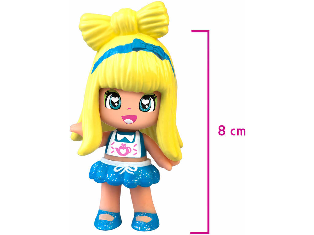 Pinypon Tales Bambola Alice con guardaroba Valigetta e accessori