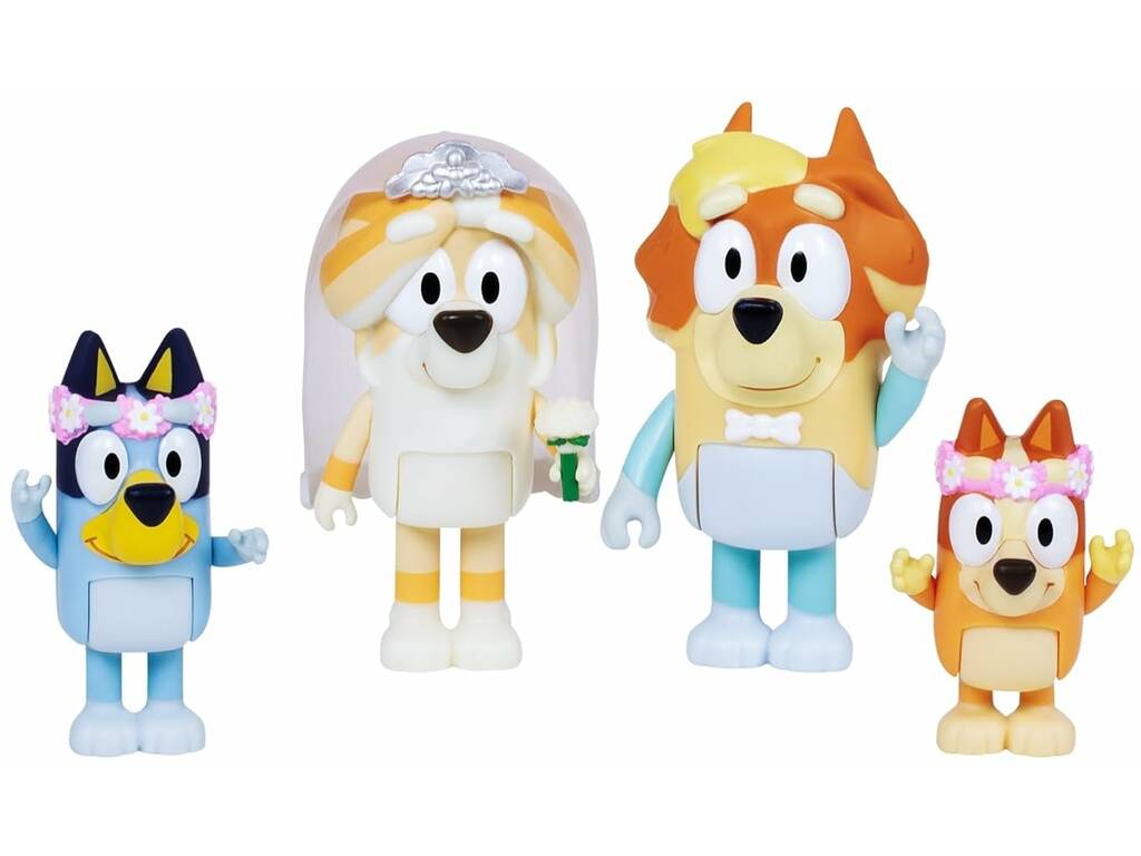 Bluey Pack di 4 figure
