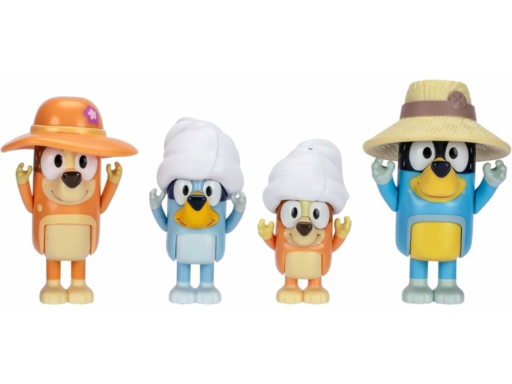 Bluey Pack di 4 figure