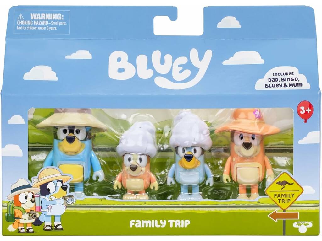 Bluey Pack di 4 figure