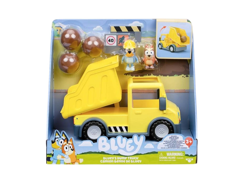 Bluey Camion ribaltabile con figure e accessori