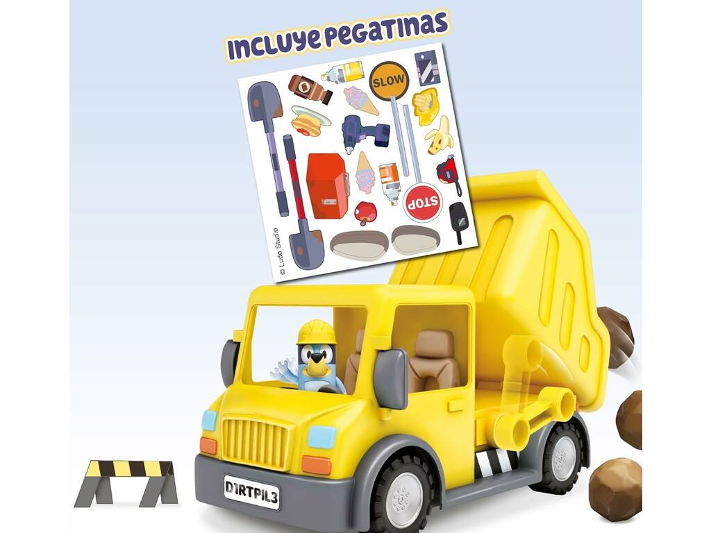 Bluey Camion ribaltabile con figure e accessori
