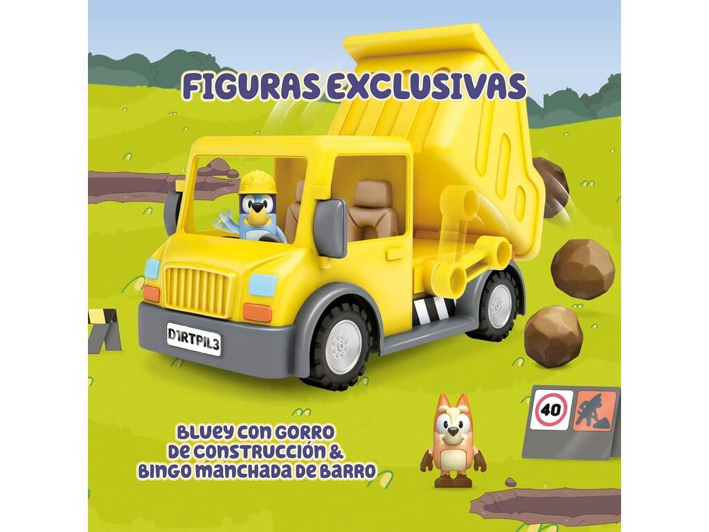 Bluey Camion ribaltabile con figure e accessori