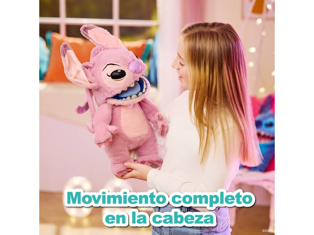Stitch Angel Animatronik-Puppe 45 cm Real FX mit Geräuschen und realistischen Bewegungen