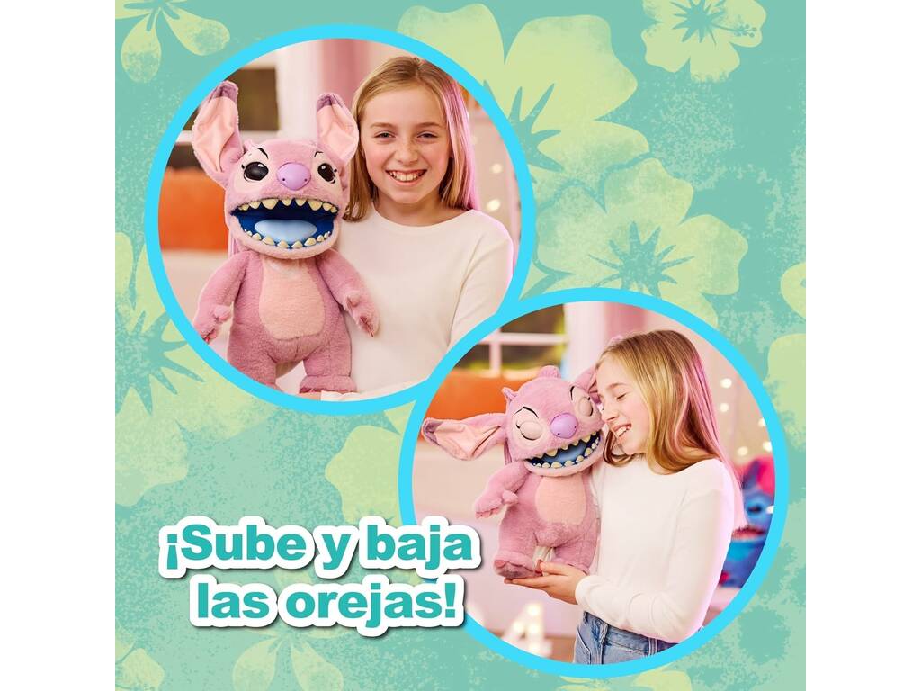 Stitch Angel Animatronik-Puppe 45 cm Real FX mit Geräuschen und realistischen Bewegungen