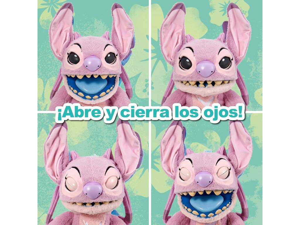 Stitch Angel Animatronik-Puppe 45 cm Real FX mit Geräuschen und realistischen Bewegungen