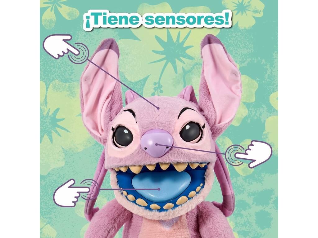 Stitch Angel Animatronik-Puppe 45 cm Real FX mit Geräuschen und realistischen Bewegungen
