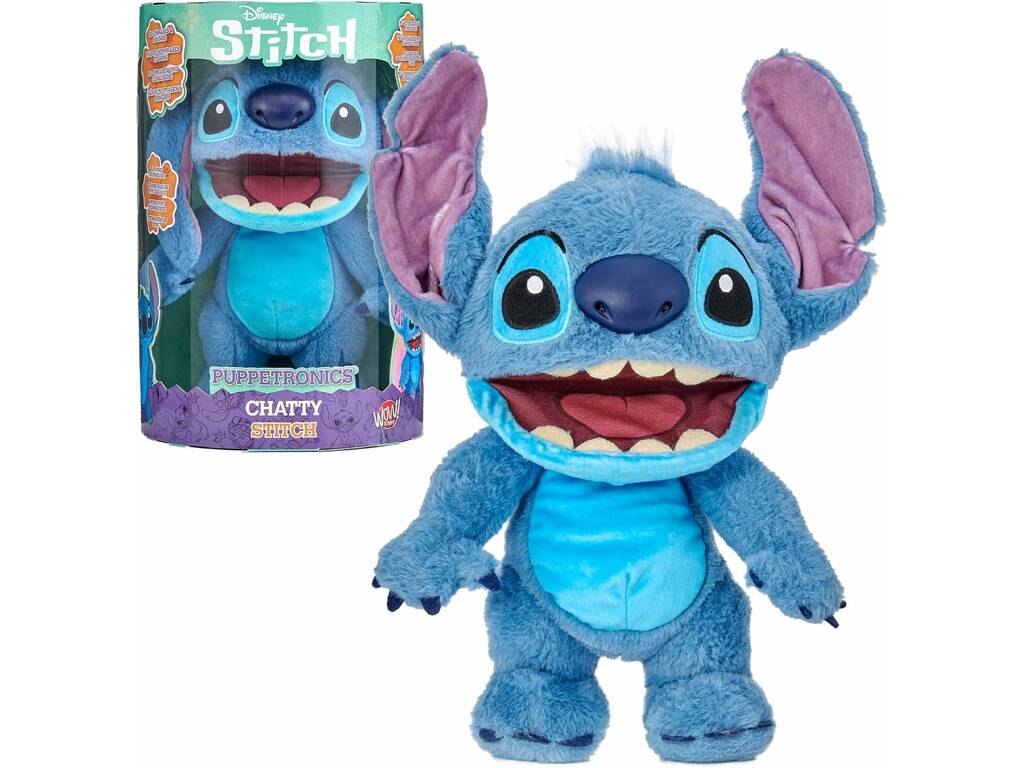 Poupée animatronique Stitch 30 cm avec sons et mouvements réalistes