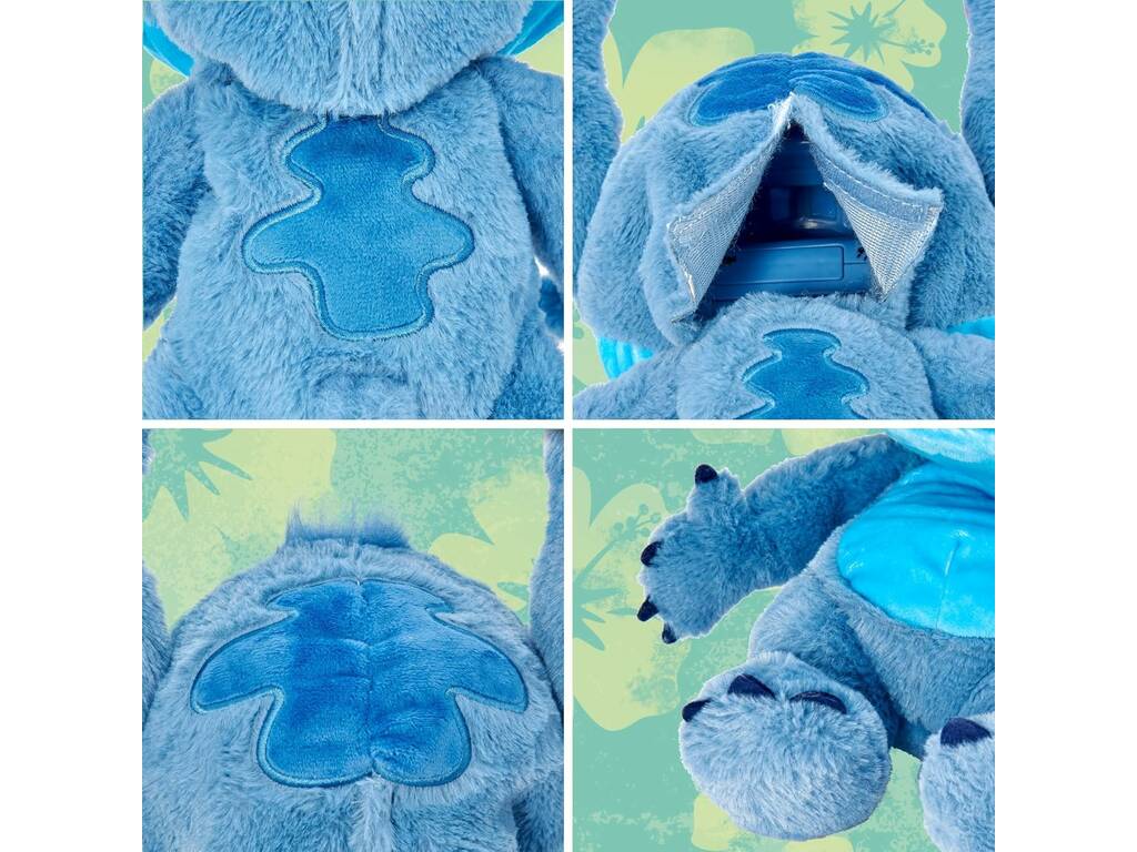 Poupée animatronique Stitch 30 cm avec sons et mouvements réalistes