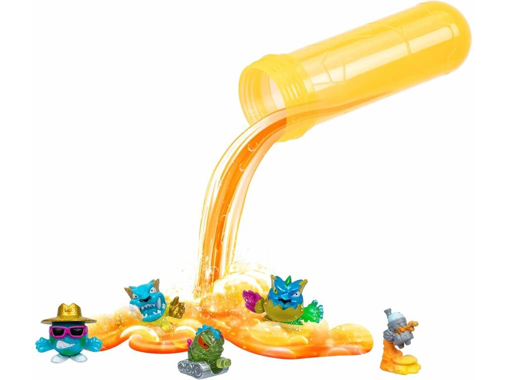 Mr Beast LAB Swarms Lab Pack con 5 figure da 2,5 cm