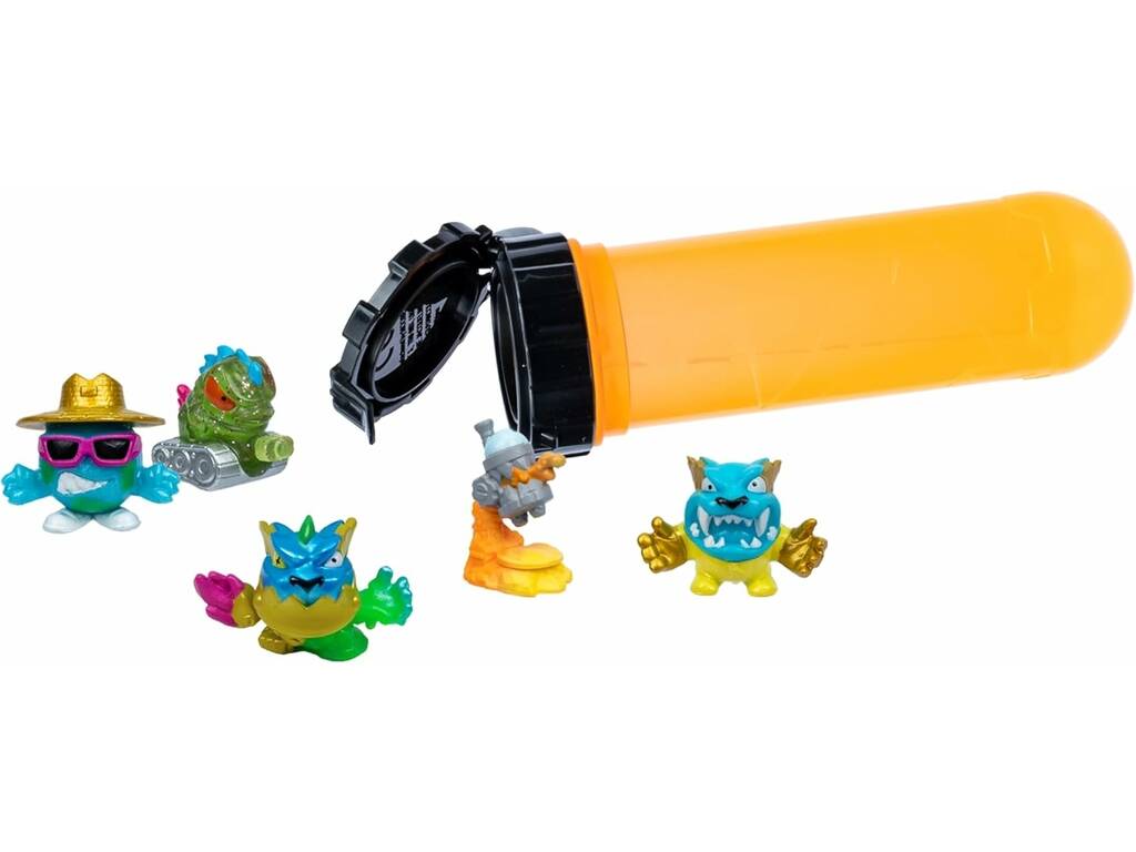 Mr Beast LAB Swarms Lab Pack con 5 figure da 2,5 cm