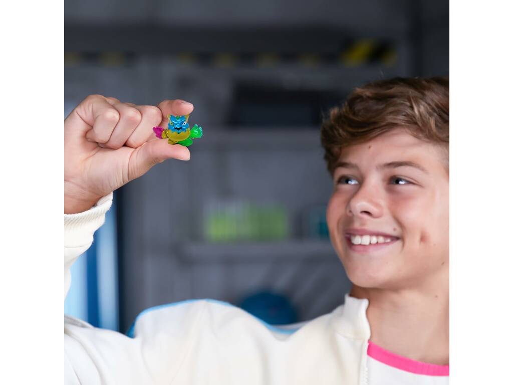 Mr Beast LAB Swarms Lab Pack con 5 figure da 2,5 cm