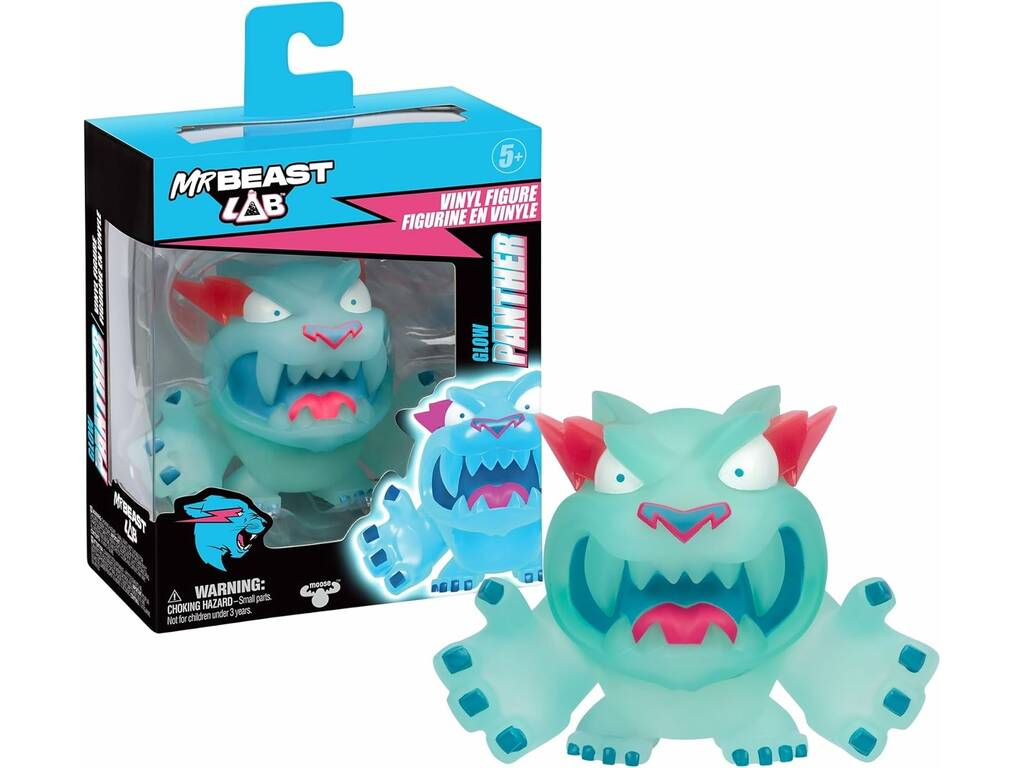Mr Beast LAB Figura in vinile Panther da 8 cm