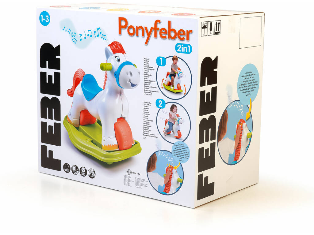 Girello a dondolo Ponyfeber 2 in 1