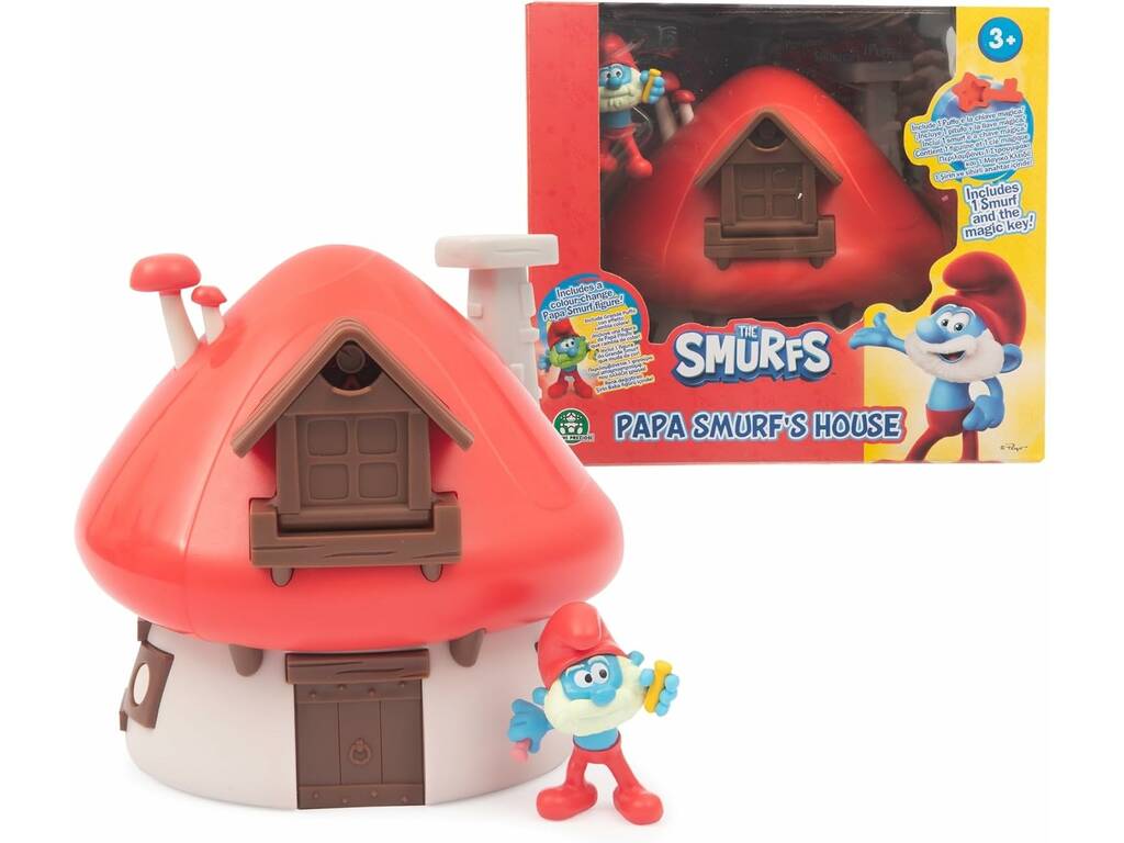 Puffi Playset Casa di Papà Puffo con figura