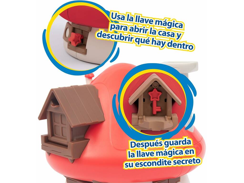 Puffi Playset Casa di Papà Puffo con figura