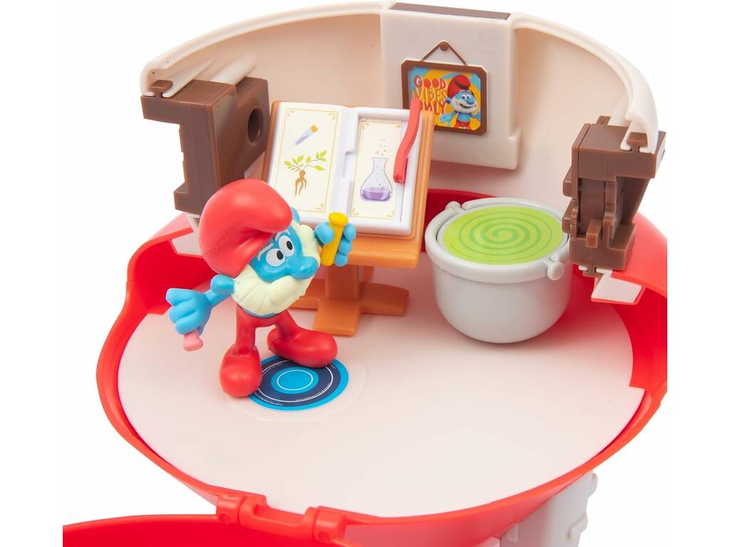 Puffi Playset Casa di Papà Puffo con figura