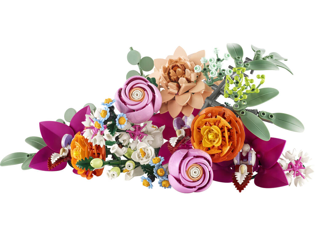 Lego Botanicals Bouquet di fiori fantasia in rosa
