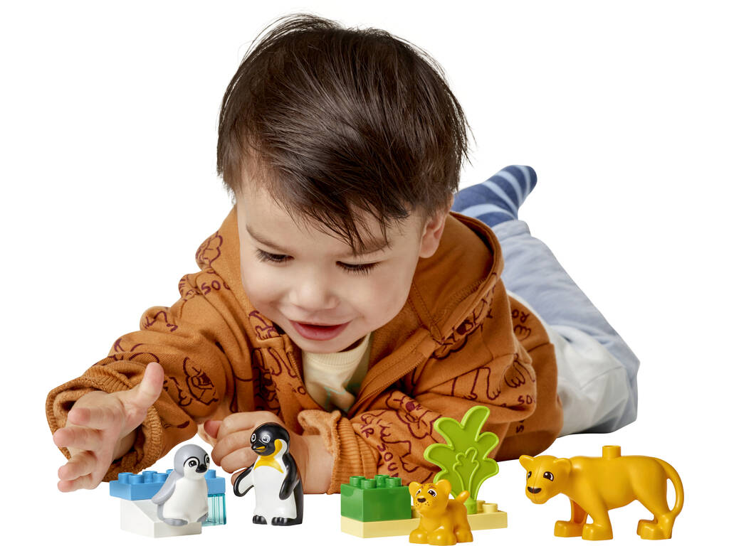 Lego Duplo Famiglie di animali selvatici: Pinguini e leoni