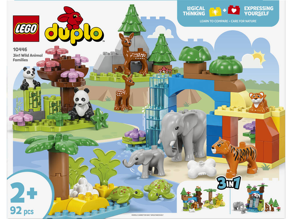 Lego Duplo Famílias da Fauna Selvagem 3 em 1