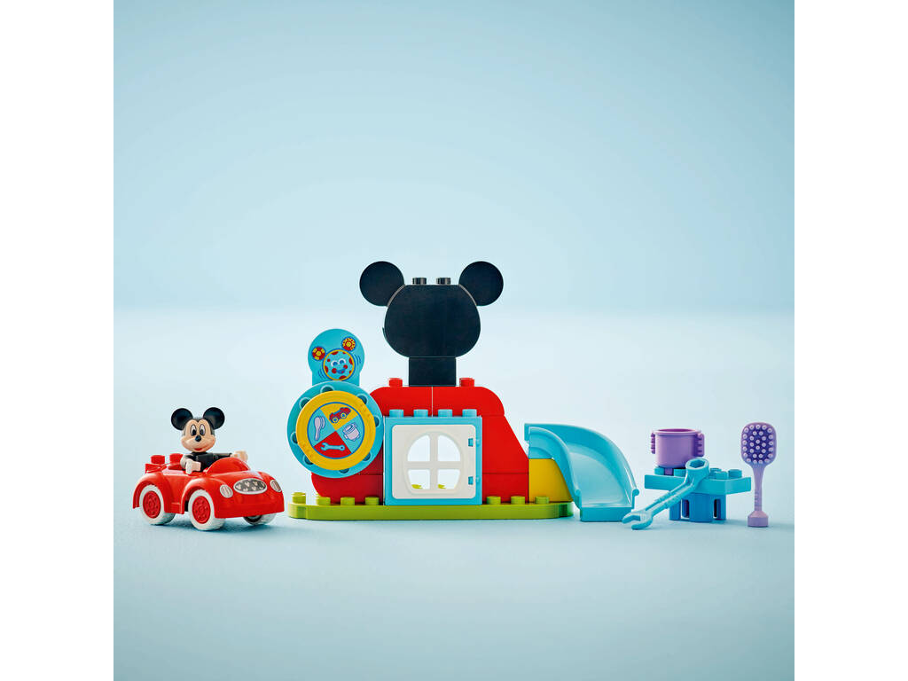 Lego Duplo Disney Jr. Casa e auto di Topolino