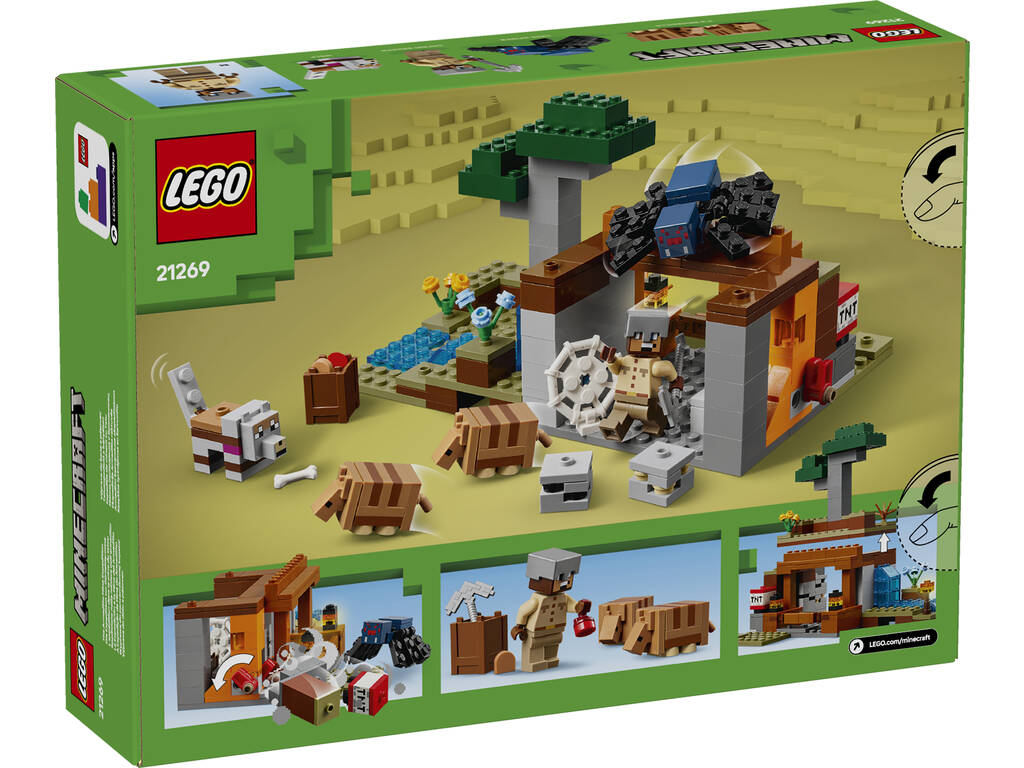 Lego Minecraft La spedizione nella miniera di Armadillo