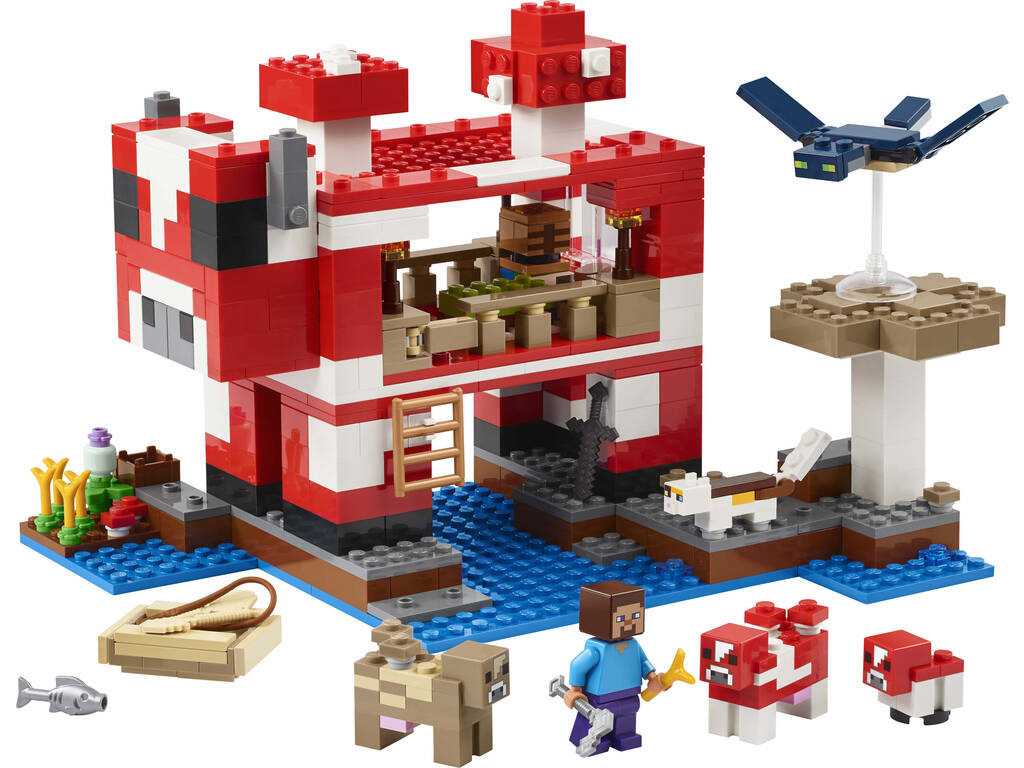 Lego Minecraft La casa dei funghi